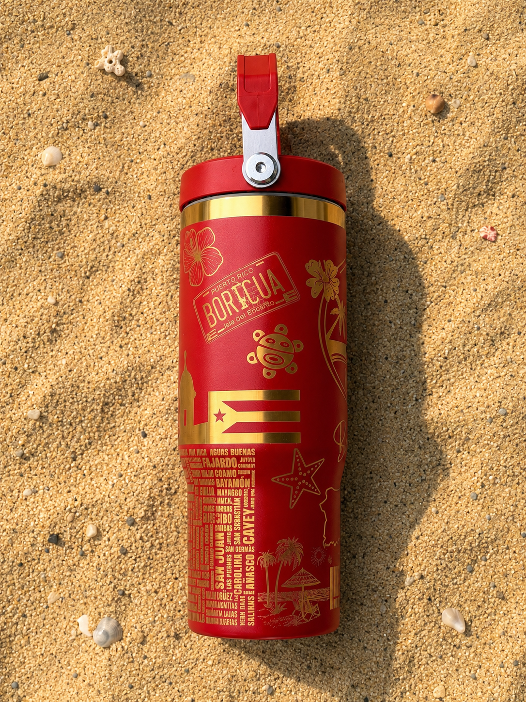 PR Rojo 30oz Water Bottle🇵🇷
