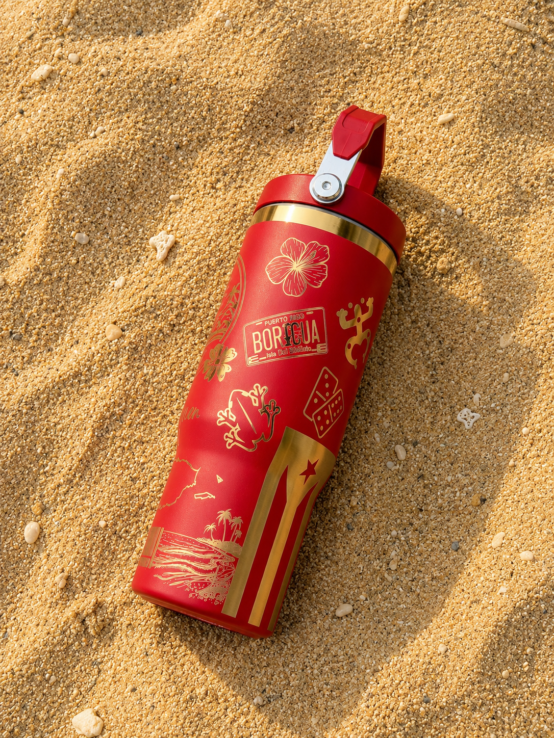 PR Rojo 30oz Water Bottle🇵🇷