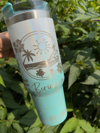 Ombre 🤍 🇵🇷40oz Tumbler V4