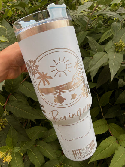 Azul Clarita🤍🇵🇷40oz Tumbler V1