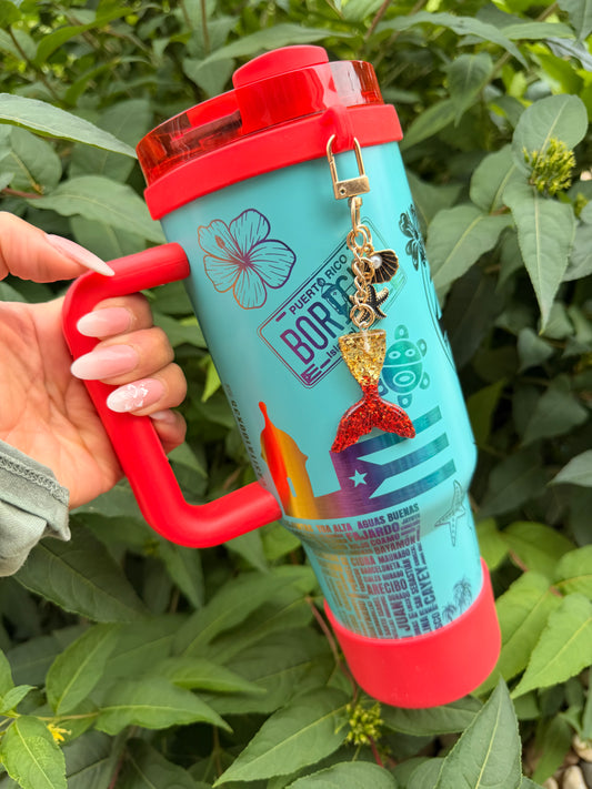 Playero LUX 2.0 🇵🇷40oz Tumbler W/Accessories LIMITADO