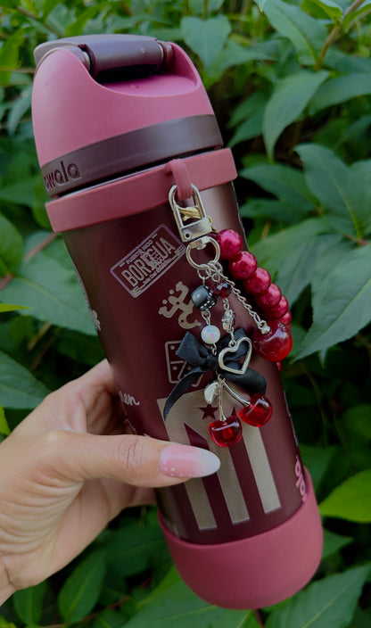 Bori Black Cherry 🍒 Owala 24 oz Tumbler w/Accesories SHIP OCT 20
