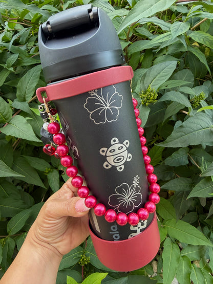 Bori Black 🍒 Owala 24 oz Tumbler w/Accesories