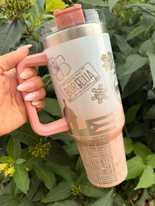 Ombre🤍🇵🇷40oz Tumbler V1