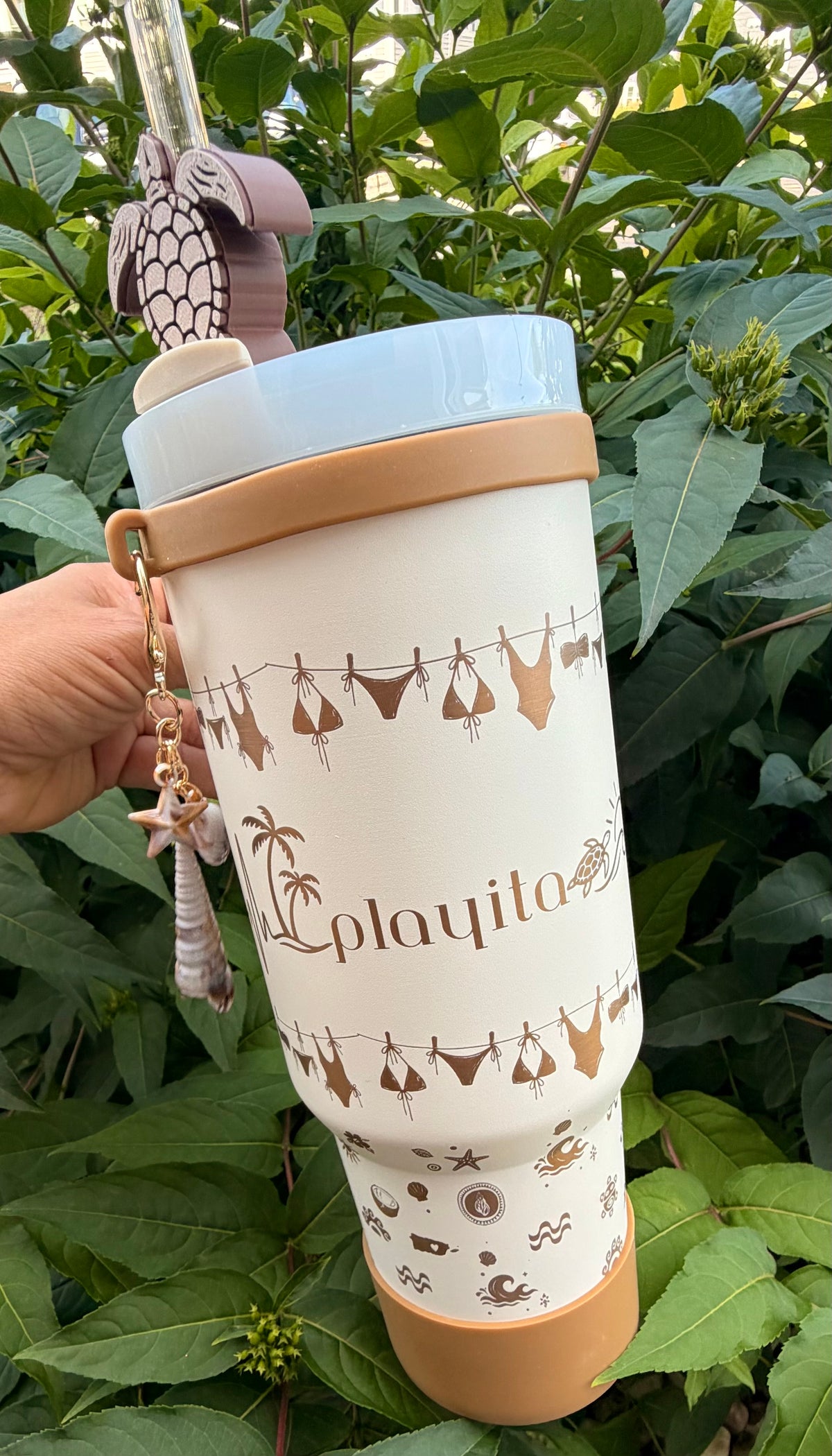 Playita LUX 🐚 40oz Tumbler W/Accessories