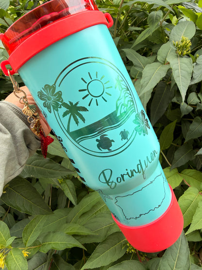 Playero LUX 2.0 🇵🇷40oz Tumbler W/Accessories LIMITADO