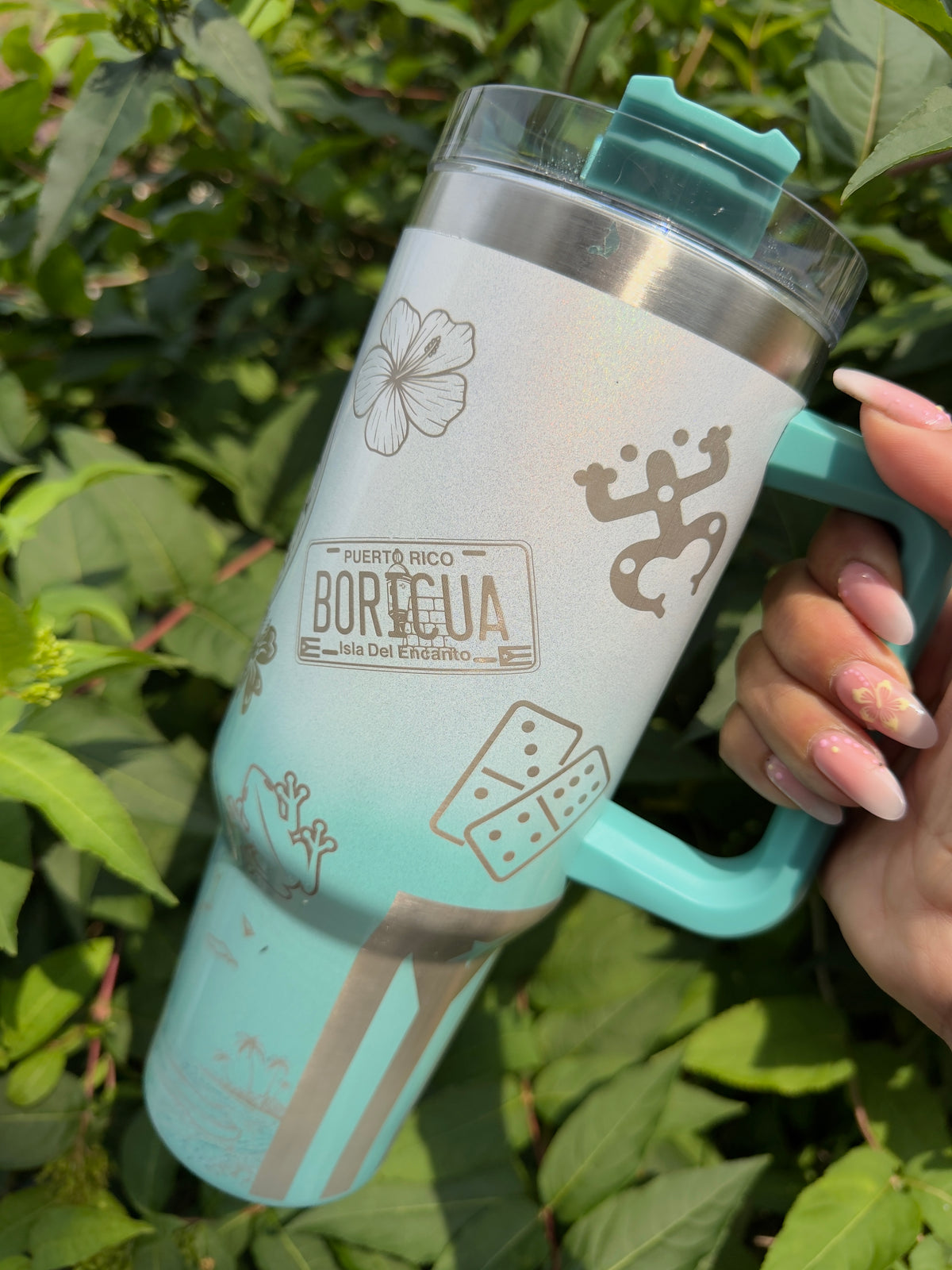 Ombre 🤍 🇵🇷40oz Tumbler V4