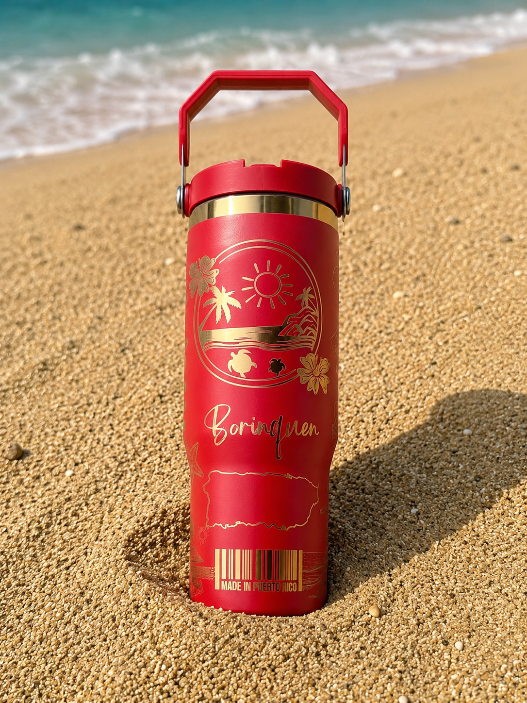 PR Rojo 30oz Water Bottle🇵🇷