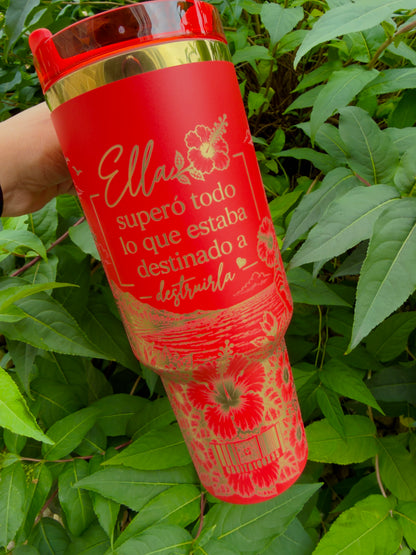 Ella Es LUX 🌺🇵🇷40oz Tumbler