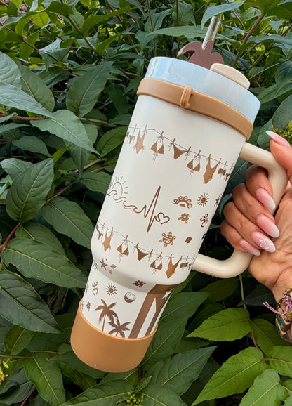 Playita LUX 🐚 40oz Tumbler W/Accessories