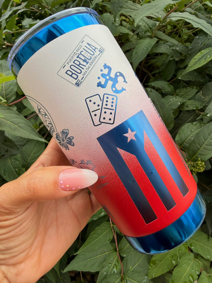 Borinquén 🇵🇷20oz Tumbler SHIPS AUG 15