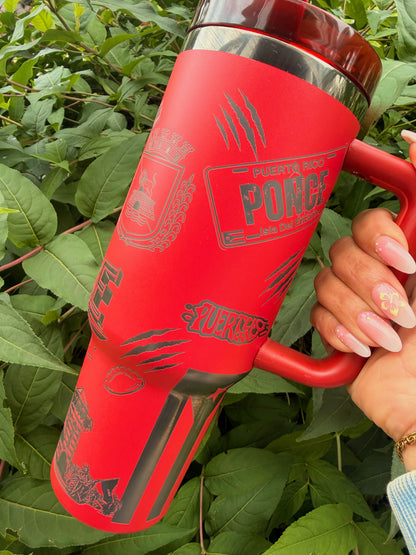 Ponce es PONCE 40oz Tumbler