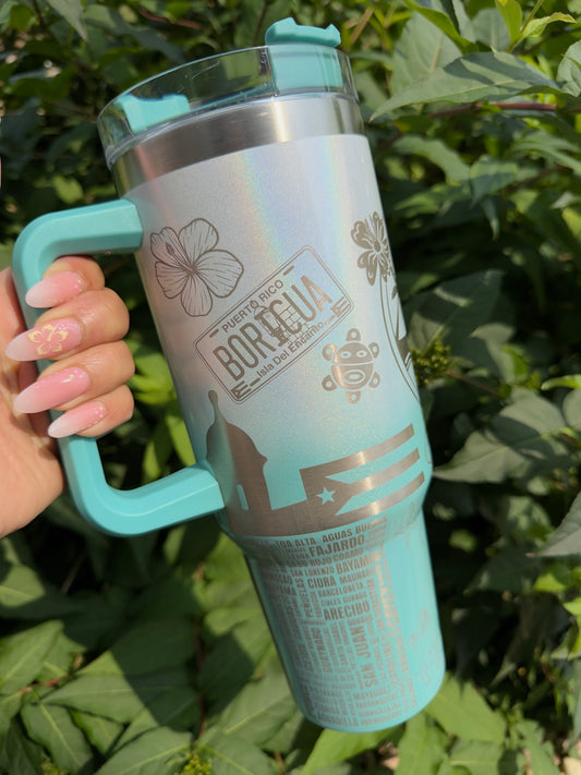 Ombre 🤍 🇵🇷40oz Tumbler V4