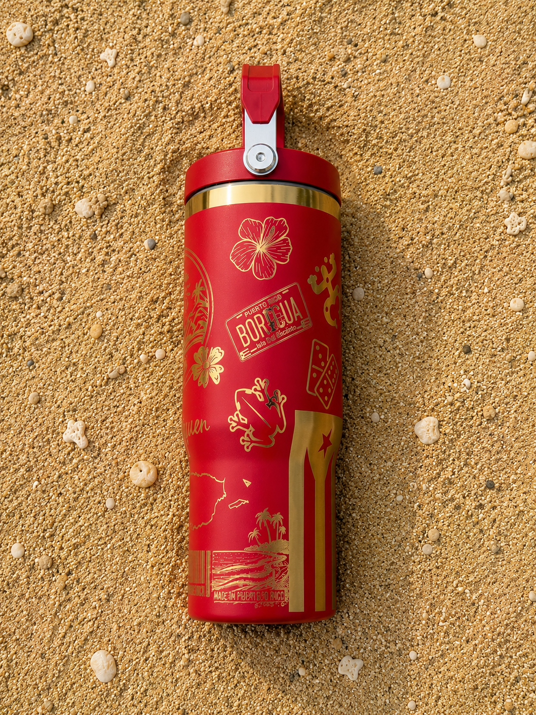 PR Rojo 30oz Water Bottle🇵🇷
