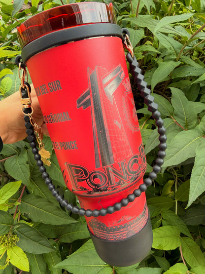 Ponce es PONCE 40oz Tumbler W/Accessories SHIP SEPT 1