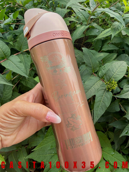 Bori Rose Gold Owala 24 oz Tumbler