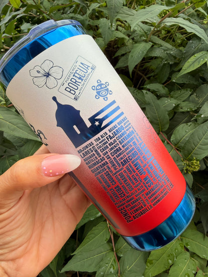 Borinquén 🇵🇷20oz Tumbler SHIPS AUG 15
