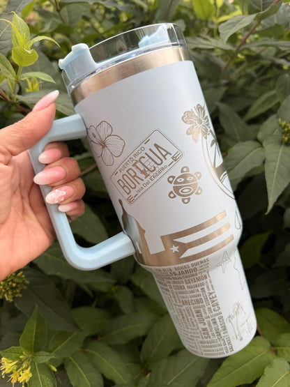 Azul Clarita🤍🇵🇷40oz Tumbler V1