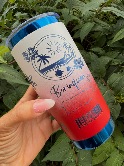 Borinquén 🇵🇷20oz Tumbler SHIPS AUG 15