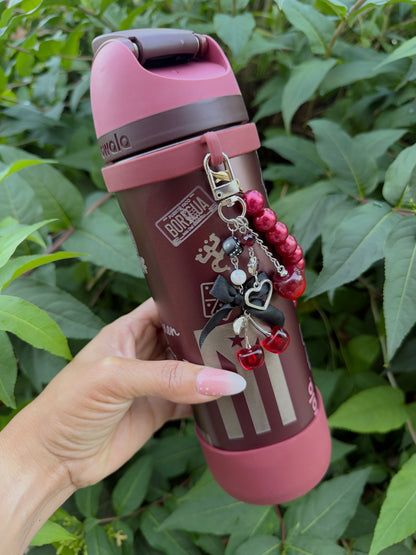 Bori Black Cherry 🍒 Owala 24 oz Tumbler w/Accesories