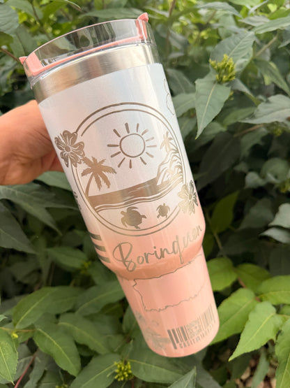 Ombre🤍🇵🇷40oz Tumbler V1