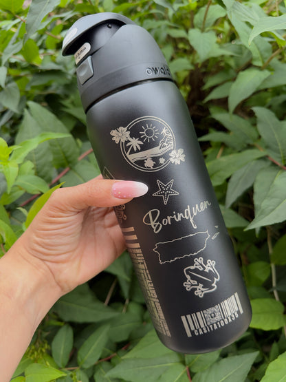 Bori Negro 🖤 Owala 32 oz Tumbler