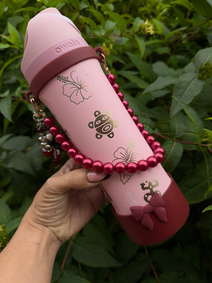 Bori Rosa 🍒 Owala 24 oz Tumbler w/Accesories