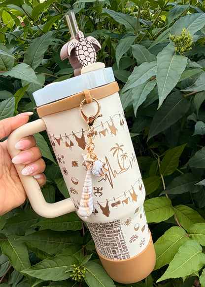 Playita LUX 🐚 40oz Tumbler W/Accessories