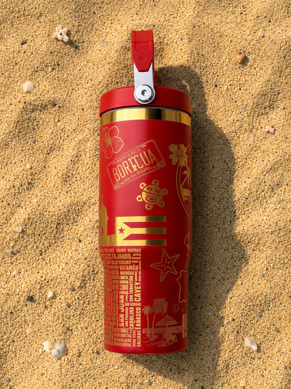 PR Rojo 30oz Water Bottle🇵🇷