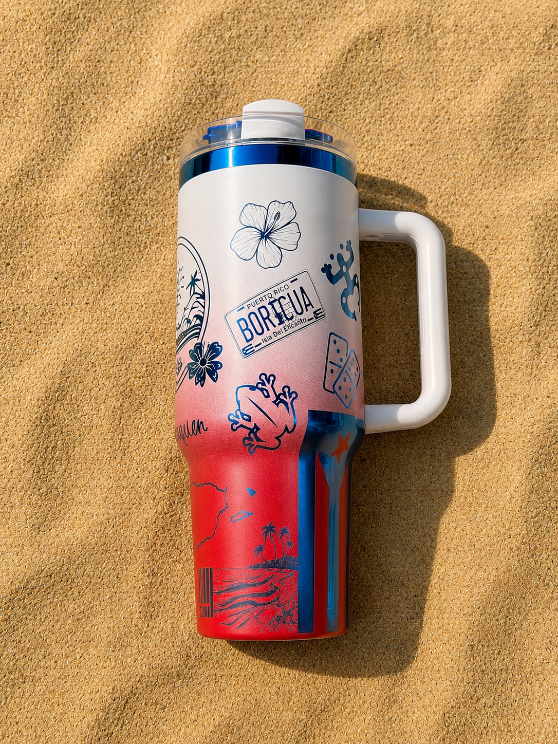 Bori 🇵🇷40oz Tumbler Ombre