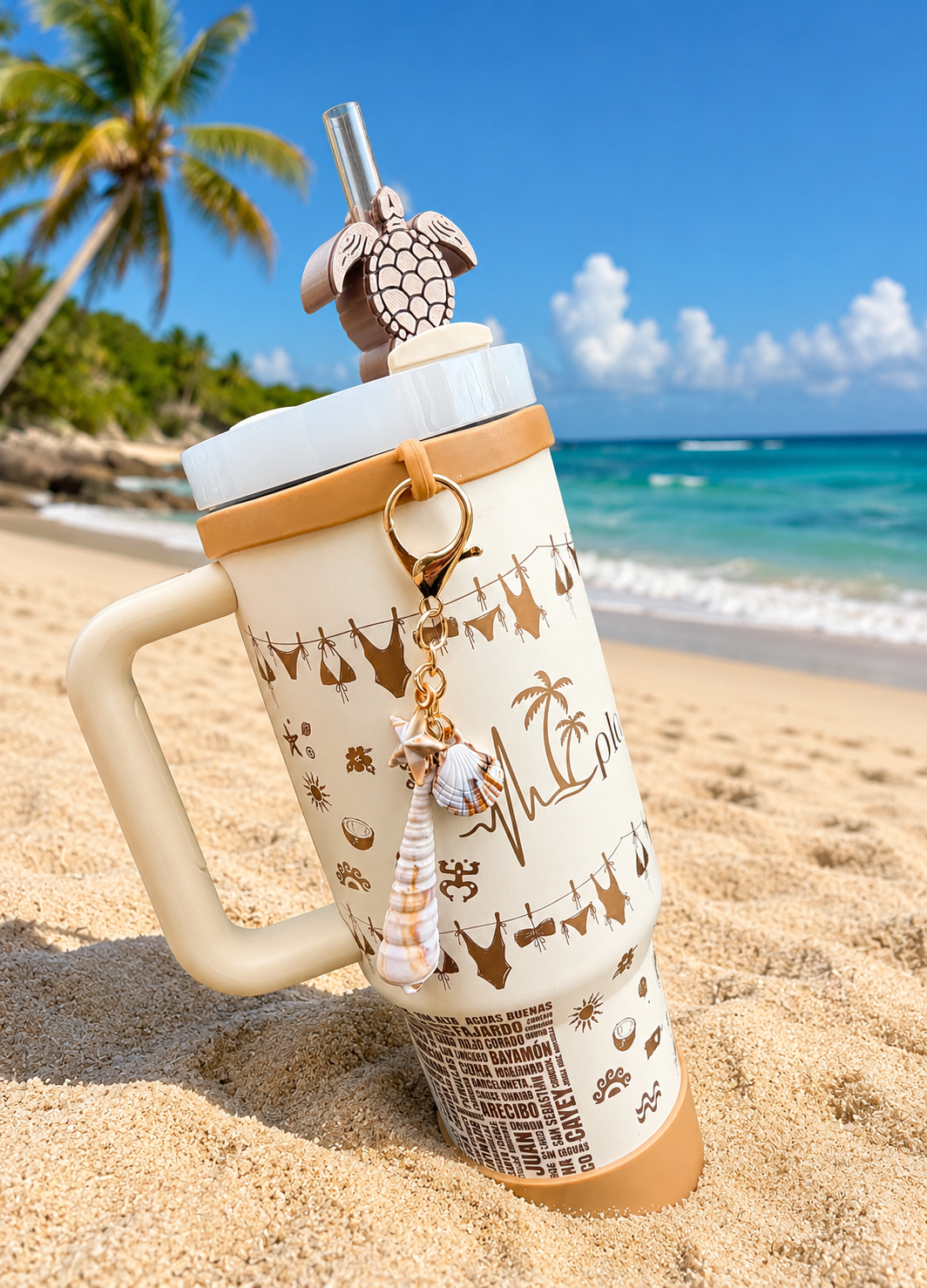 Playita LUX 🐚 40oz Tumbler W/Accessories
