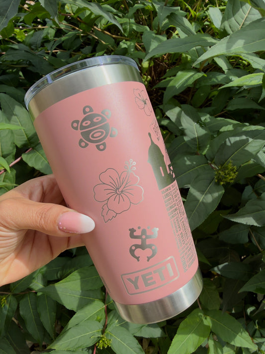 Bori Dusty Rose Yeti 20 oz Tumbler